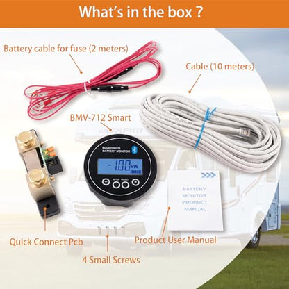 BMV-712 Smart Battery Monitor with Battery Shunt